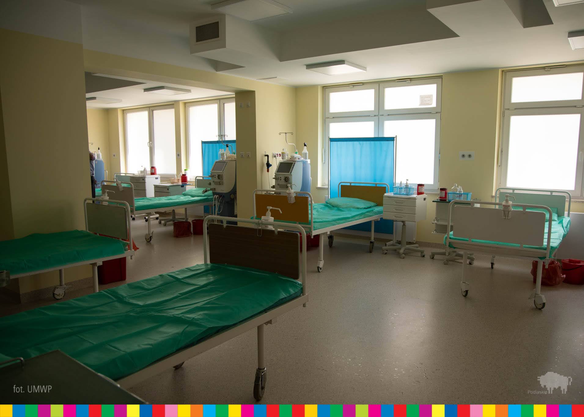 Sala do dializ w Szpitalu w Łapach